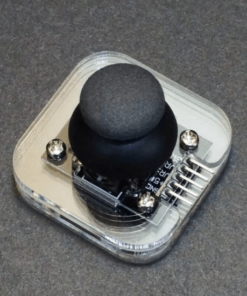 Transparent acrylic case for PS2 game joystick module, protective and durable enclosure